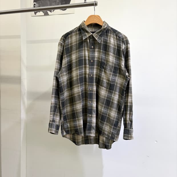 CONNECT 체크 셔츠