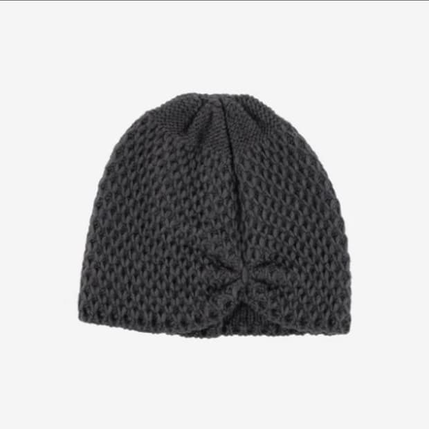 코이세이오 리본 비니 차콜