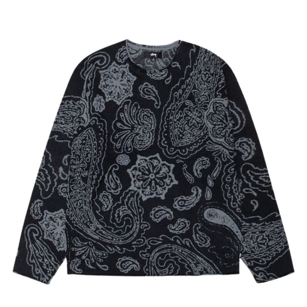 스투시 페이즐리 스웨터
