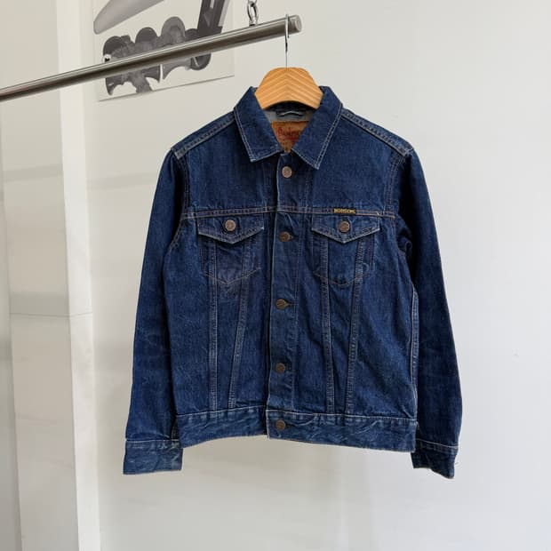 빈티지 BOBSON 데님 트러커 자켓 