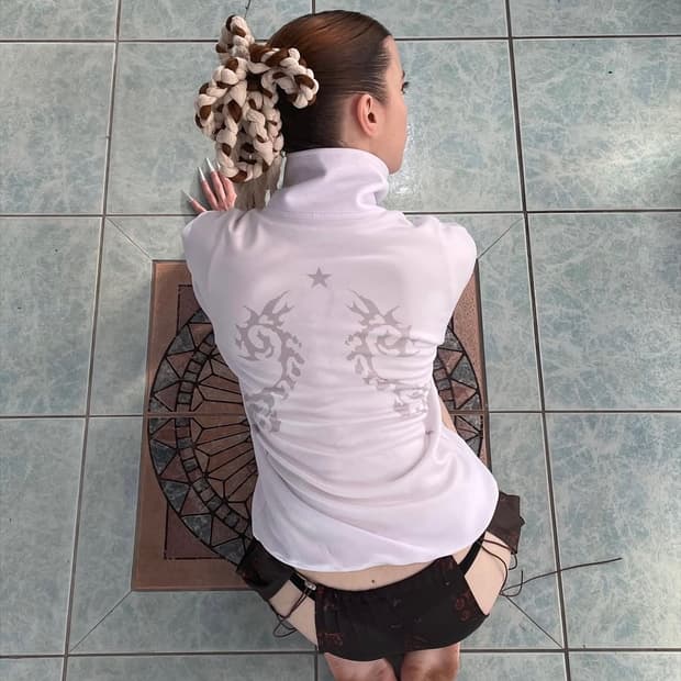 604SERVICE WINGS ZIP-UP JACKET