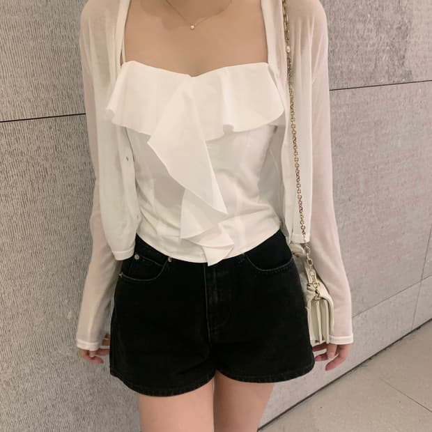 제니오 zaenio 메이드 Z 에센셜 에이라인 쇼츠 (블랙, s)