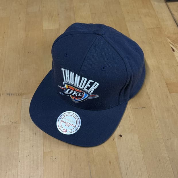 NBA 미첼앤네스 오클라호마 시티 썬더 스냅백 모자