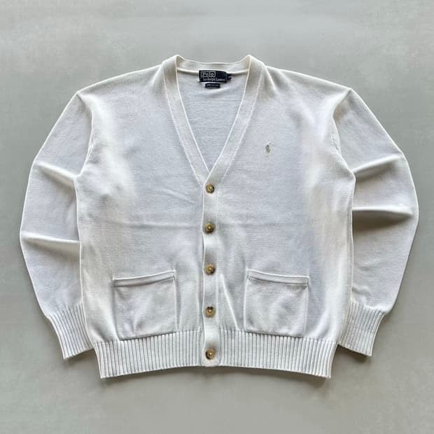 [L]폴로 랄프로렌 브이넥 코튼 니트 가디건