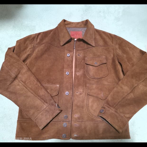 Rrl 러프아웃 스웨이드 자켓