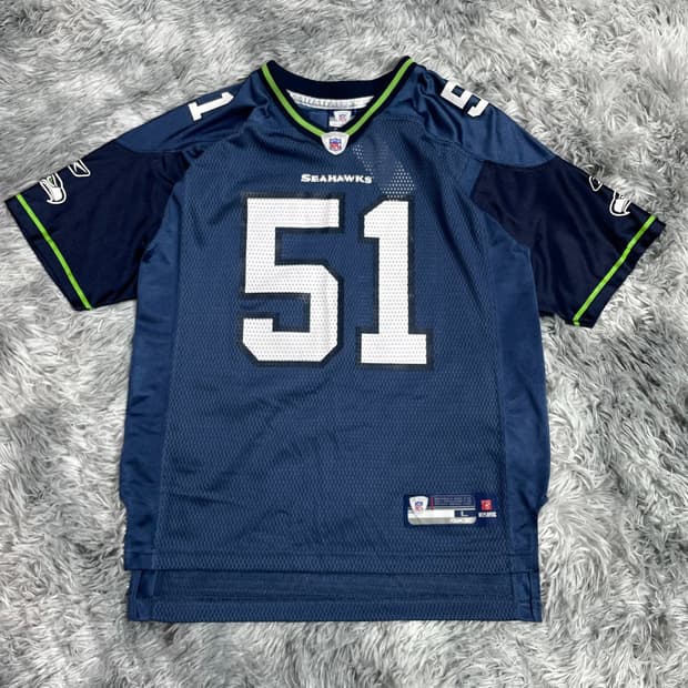 00s 리복 NFL 시애틀 시호크스 로파 TATUPU 마킹 져지 5286
