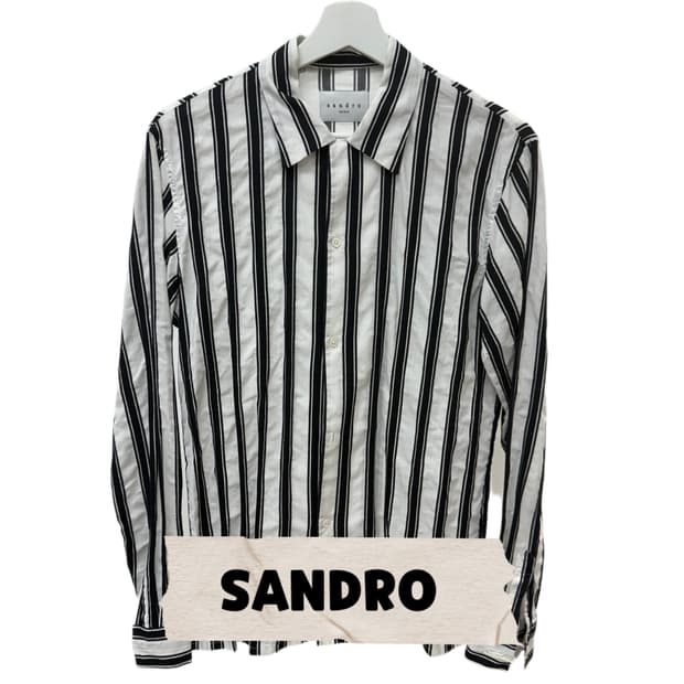 산드로 sandro 스트라이프 셔츠