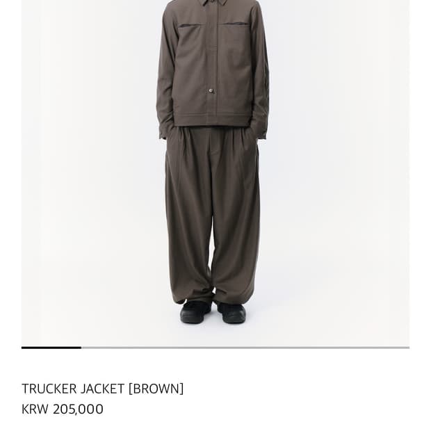 산산기어 자켓 브라운 2사이즈(판매