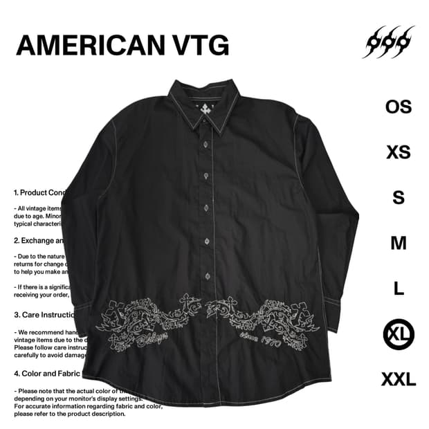 브루클린 익스프레스 고딕 XL사이즈 셔츠