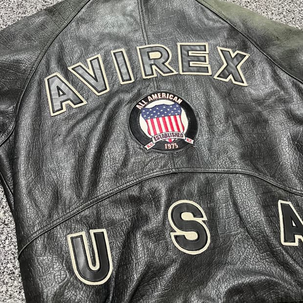 아비렉스 레더 자켓