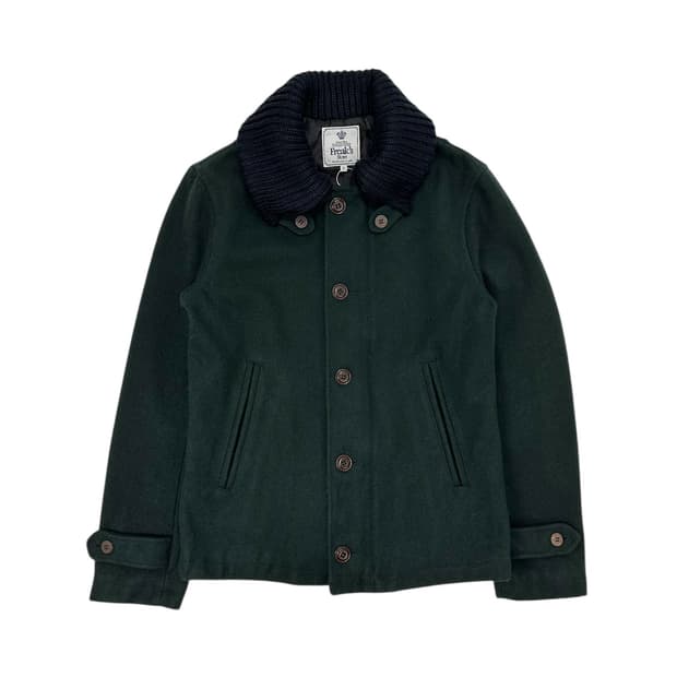 Freak’s Store Knit Collar Wool Jacket