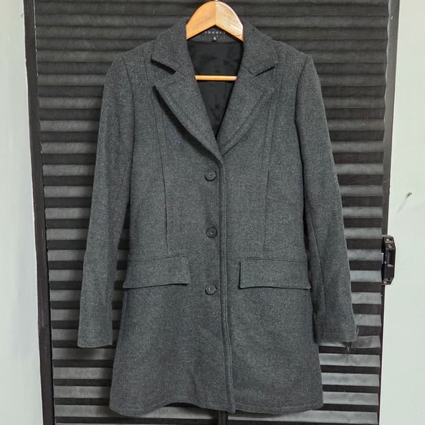 [띠어리] 로르카 테일러드 싱글 3버튼 코트 | 00092