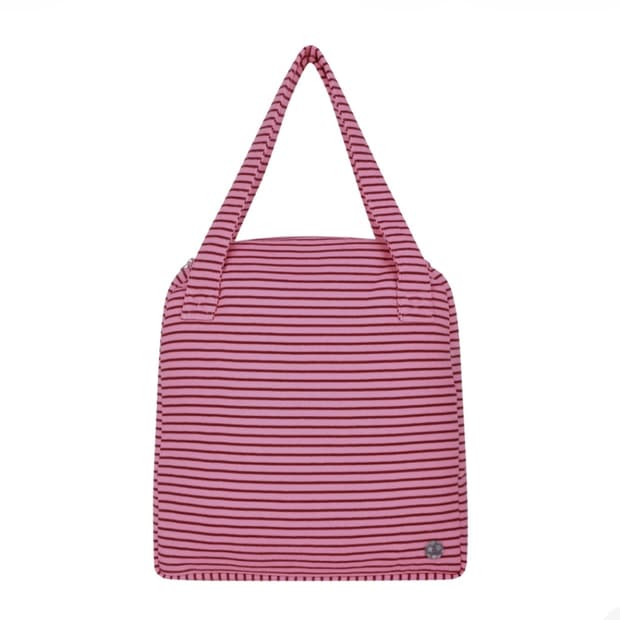 코이세이오 038 스트라이프 토트 백 핑크