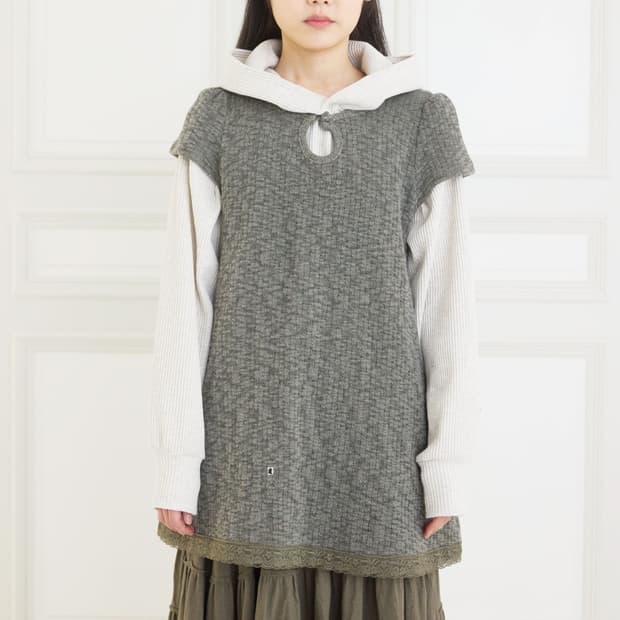 콜로신스 - TOP DRESS KHAKI CHARCOAL