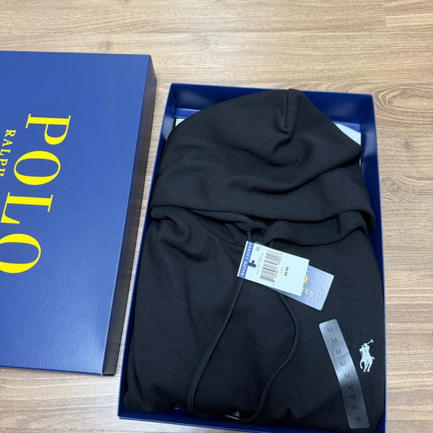 새상품) 폴로 랄프로렌 더블 니트 후드티 M