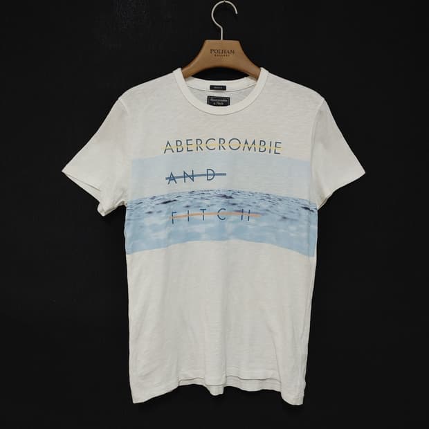 Abercrombie&Fitch 아베크롬비 바다수평선프린팅 반팔티