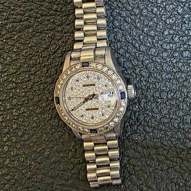 롤렉스 데이저스트 다이아 스틸 여성 자동시계