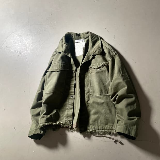 존블 리프로덕션 밀리터리 자켓