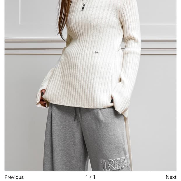 Backless Knit Pullover [ Ivory ]