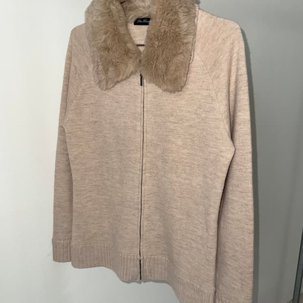 빈티지 니트 집업