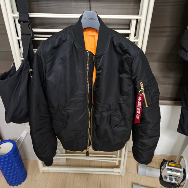 알파인더스트리 ma-1 슬림핏 s