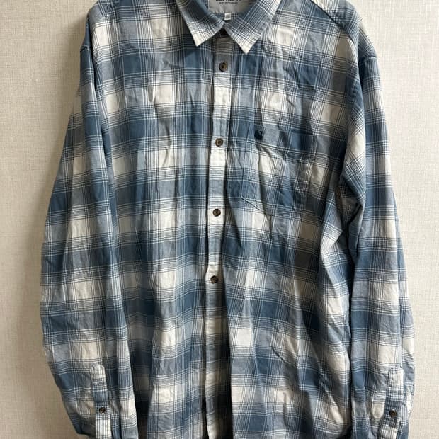 칼하트 블루 체크 셔츠 XL
