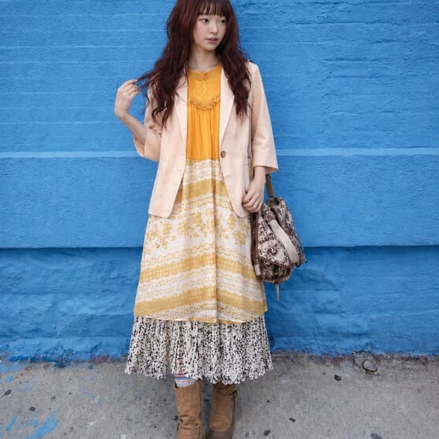 옐로우 코디 set