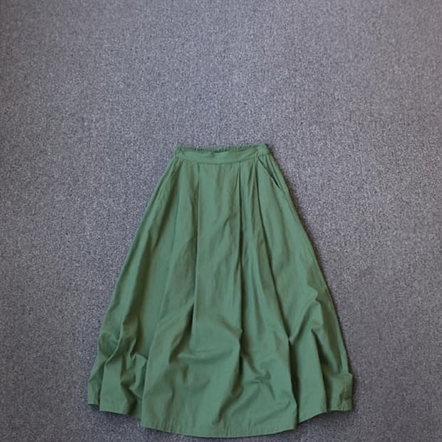 Samansa Mos2 BLUE Pleated Skirt