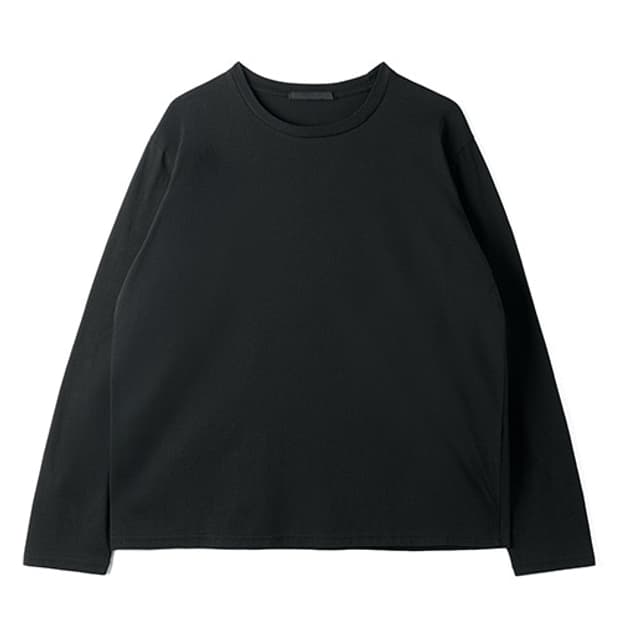htae 90s Basement Long Sleeve Raven Blac