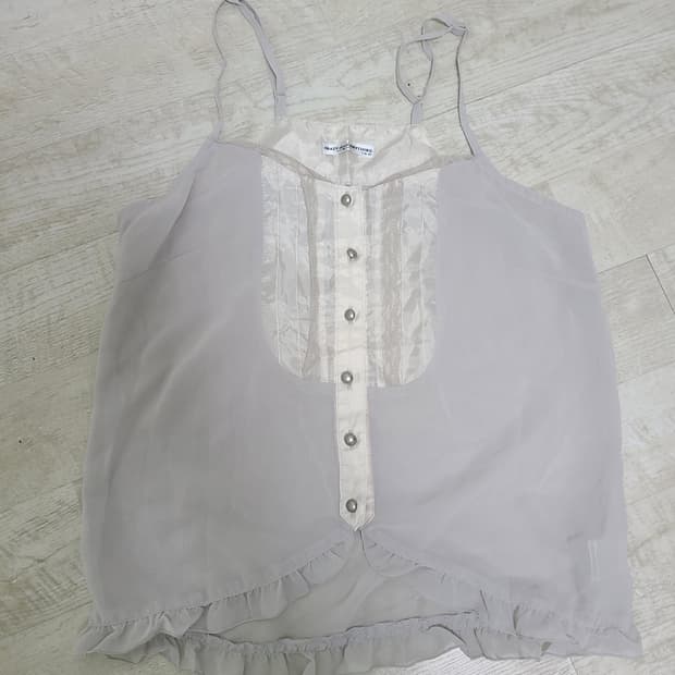 회색 레이어드용 나시 