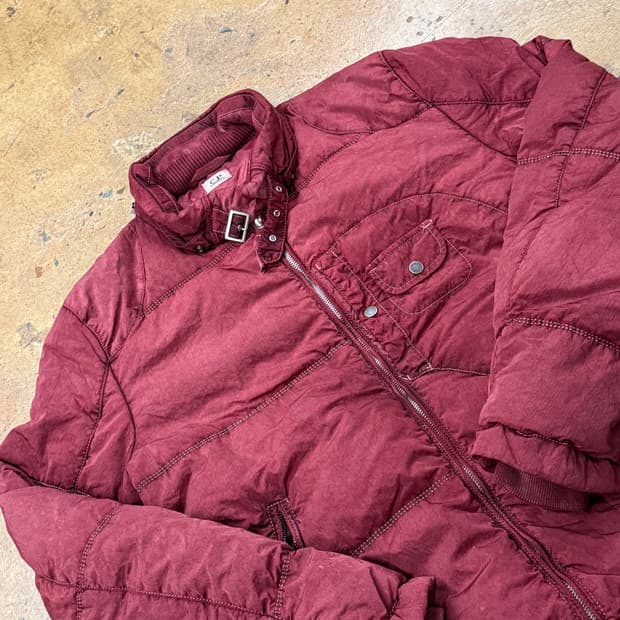 [정품/95] C.P. 컴퍼니 버건디 패딩 자켓 b18