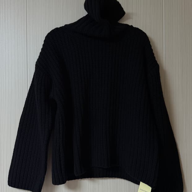 포니테일 니트 새제품