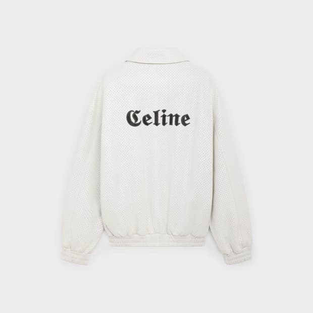 [박보검님 착용] 셀린느 22ss 리미티드 스터드 로고 레더 자켓