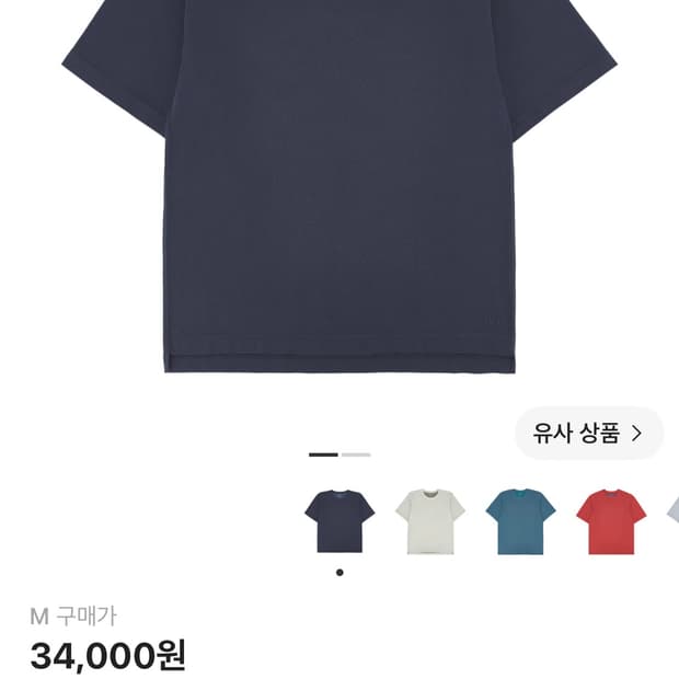 유니클로 바이컬러티 네이비