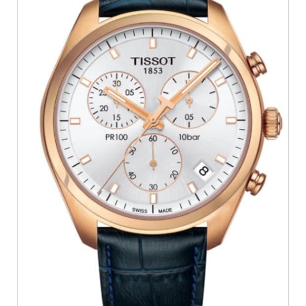 티쏘 PR 100 크로노그래프 쿼츠 시계 41mm