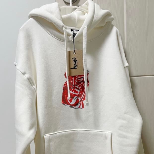 스투시 소다캔 기모후드