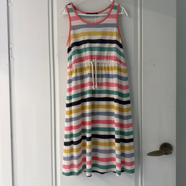 일본빈티지 하구미 스트라이프 나시원피스
