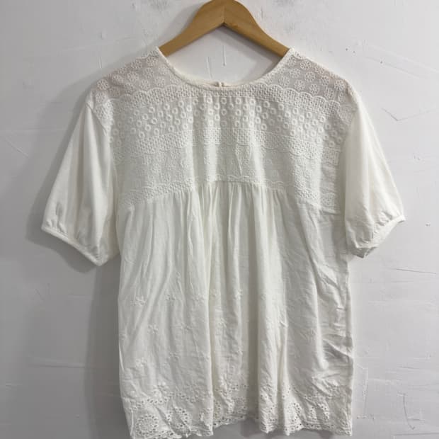 white mori blouse