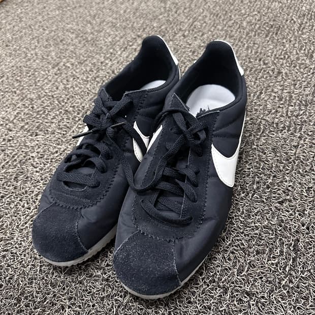 NIKE 나이키 코르테즈 스웨이드 나일론 검흰 280