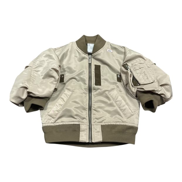 ✨ (바배) 사카이 나일론 트윌 블루종 봄버 여성 자켓 