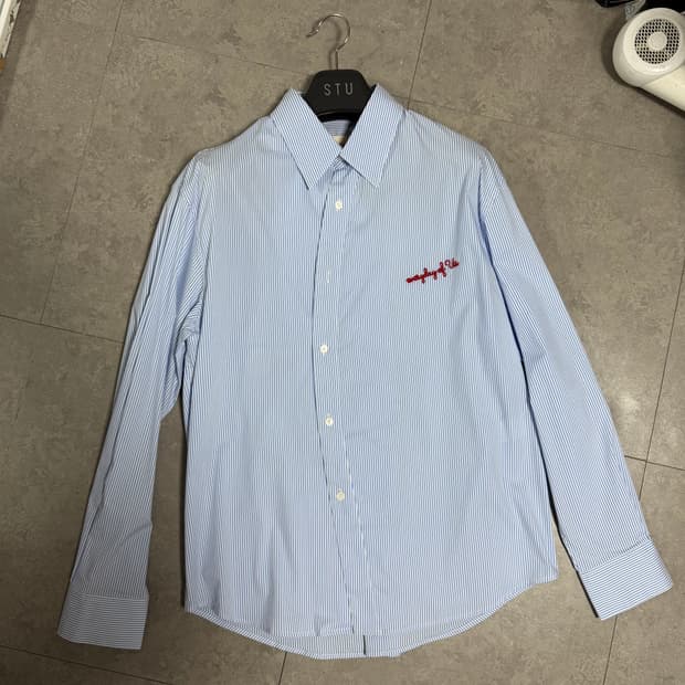 STU 스트라이프 셔츠 M
