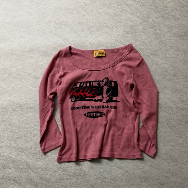 히스테릭글래머 그래픽 칠부슬리브