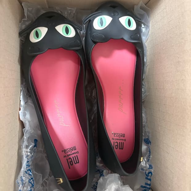 멜리사 블랙캣 젤리슈즈