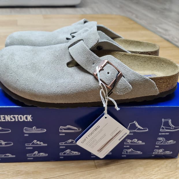 버켄스탁 보스턴 소프트 풋베드 토프 - 내로우