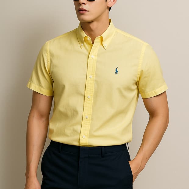 어스폴로. 남자 옐로우 마 셔츠_95