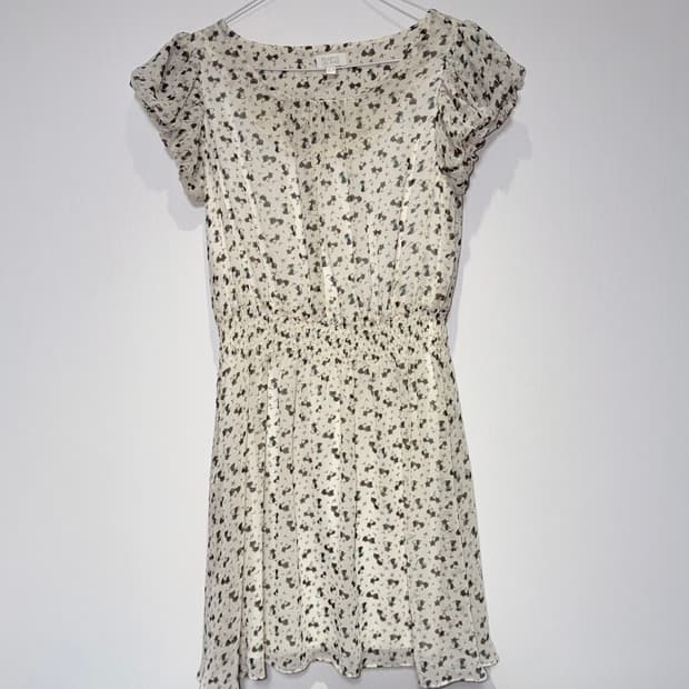 Japanese vintage cat pattern dress