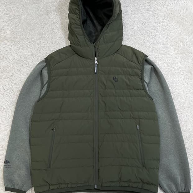 파리게이츠 카모패턴 후드 투웨이 구스 다운 점퍼/#627