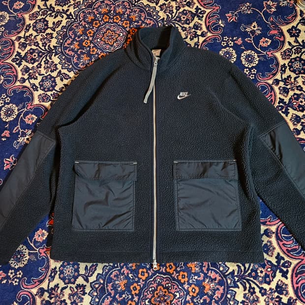 나이키 NSW 쉐르파 양털 플리스 자켓 XL size