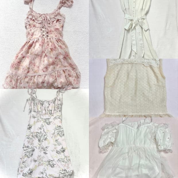 리즈리사 앙크루즈 고전 원피스 히메갸루 라떼갸루 세트