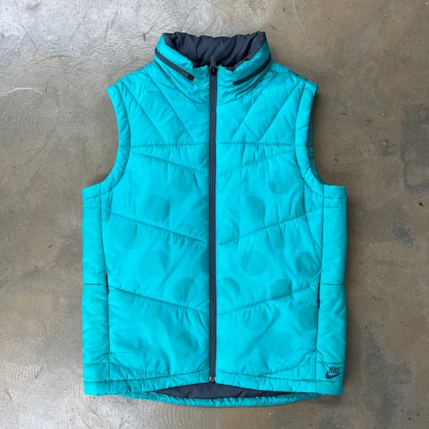 00’s Nike Dot Puffer Vest